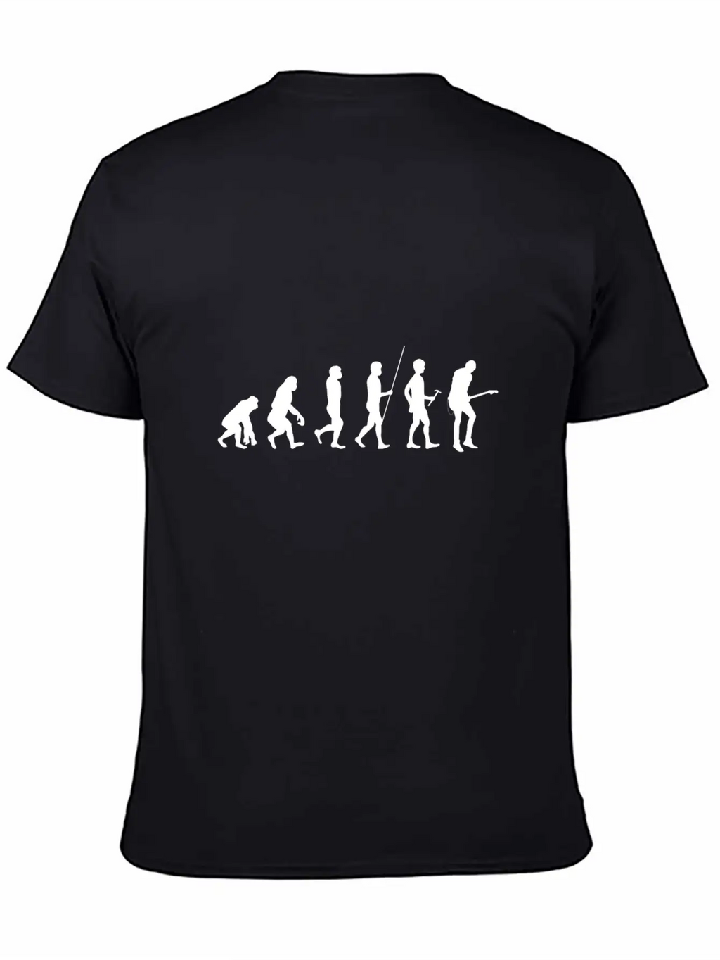 Evolution Guitar Music Gift Stylish Everyday T-Shirt – Unisex Basic Cotton Tee