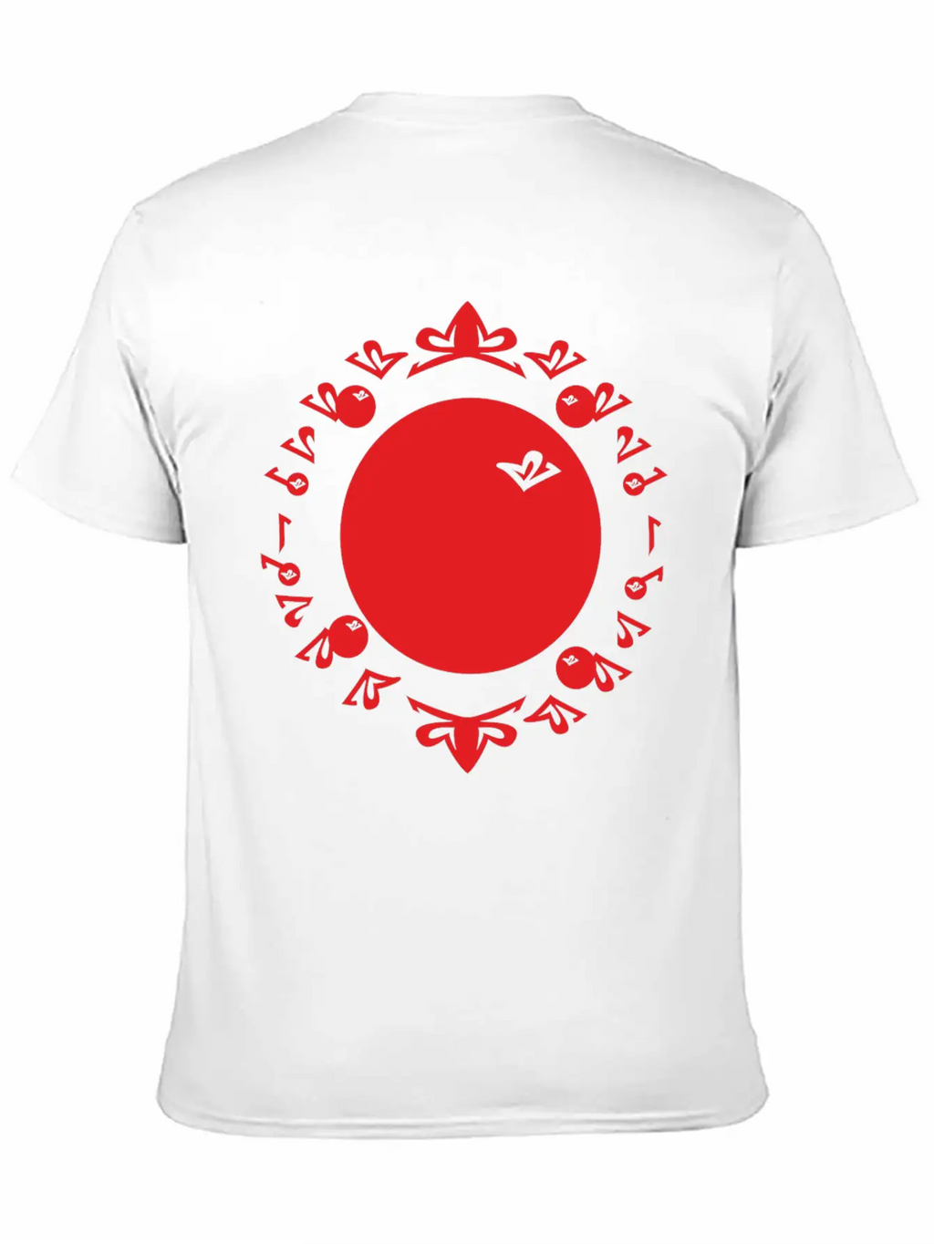 Evolution Numbers Red Timeless Short Sleeve Tee – Comfy And Minimalist Design