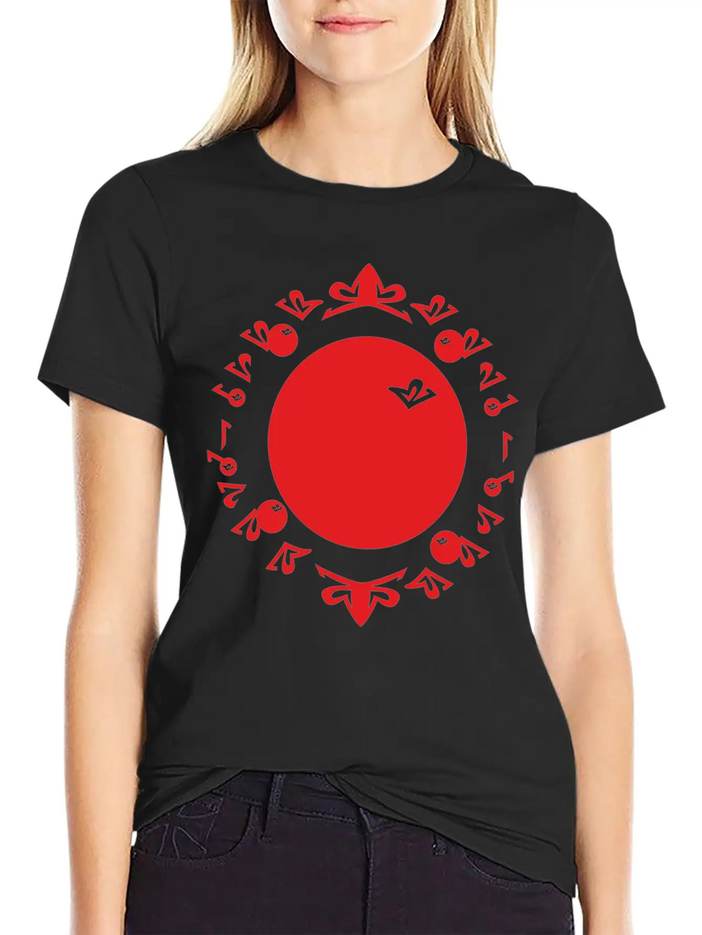 Evolution Numbers Red Timeless Short Sleeve Tee – Comfy And Minimalist Design