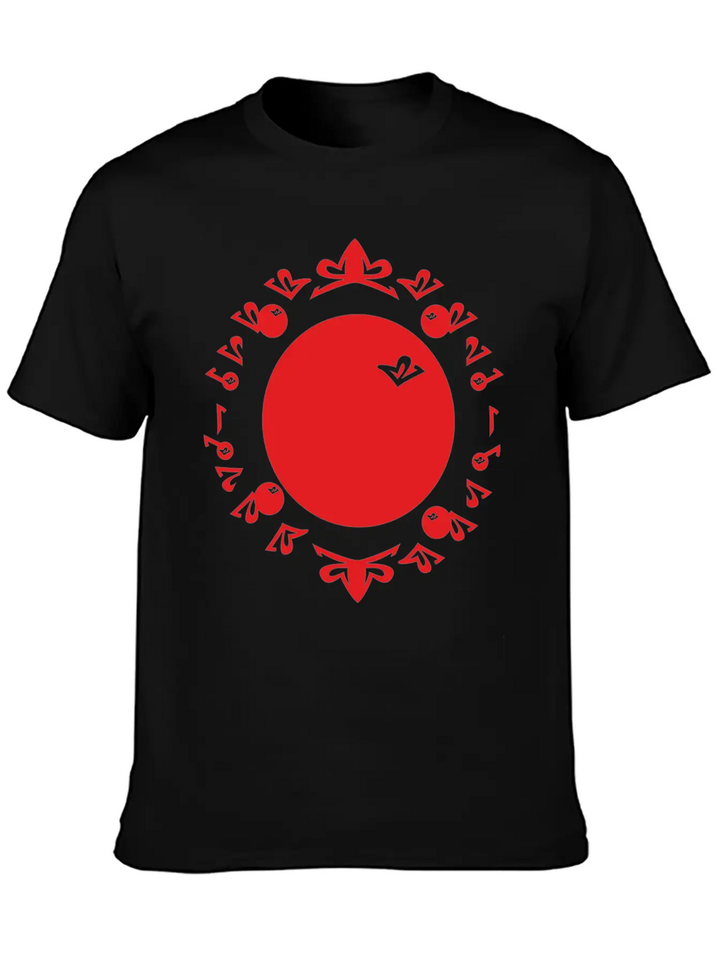 Evolution Numbers Red Timeless Short Sleeve Tee – Comfy And Minimalist Design