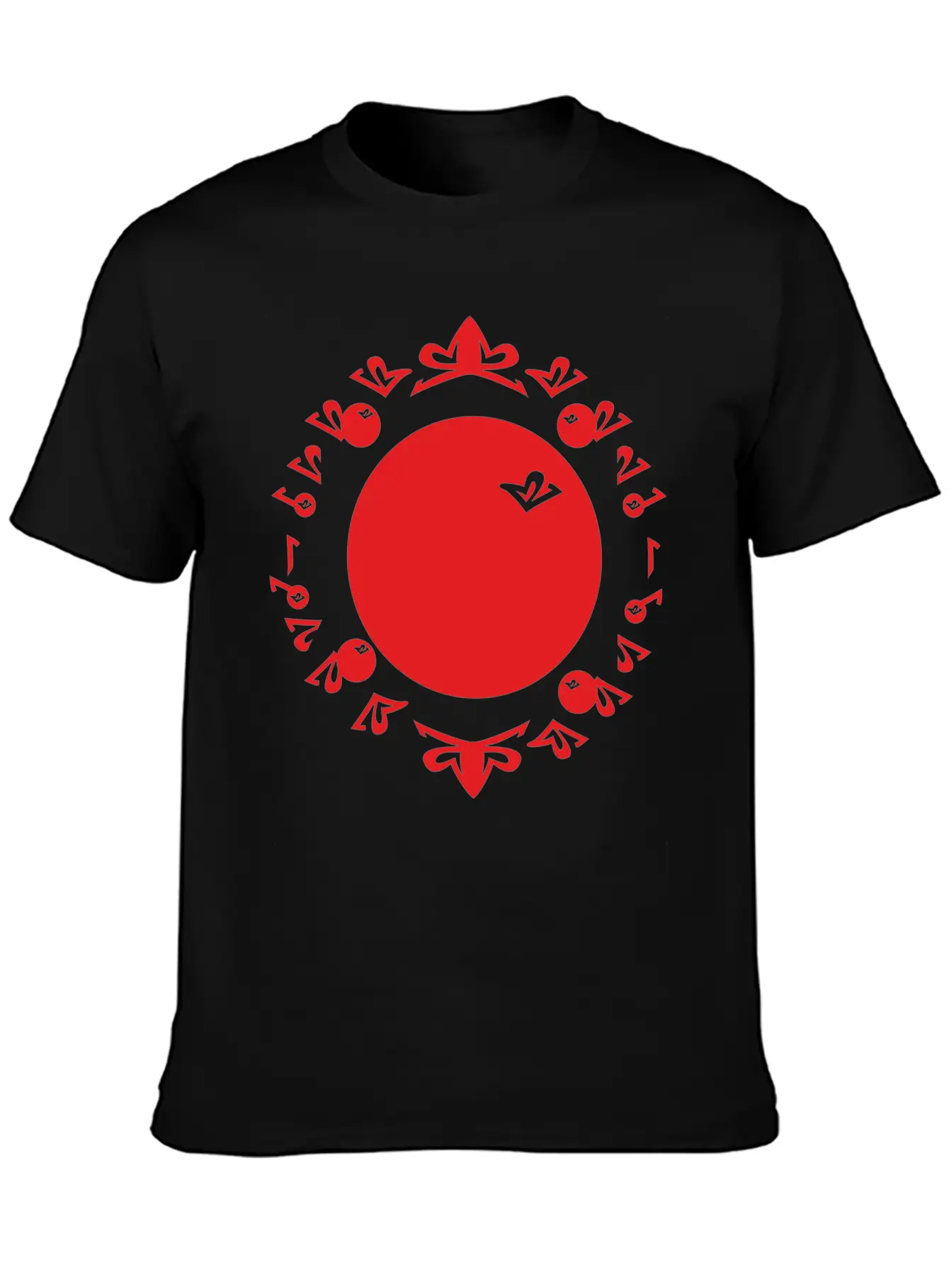 Evolution Numbers Red Timeless Short Sleeve Tee – Comfy And Minimalist Design