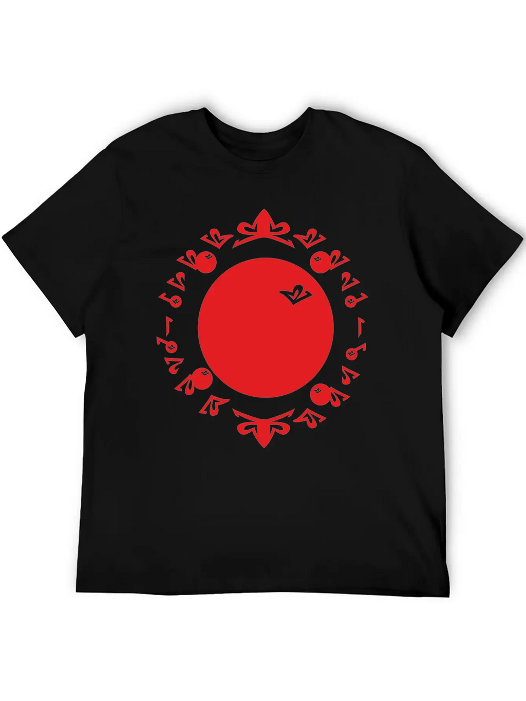 Evolution Numbers Red Timeless Short Sleeve Tee – Comfy And Minimalist Design