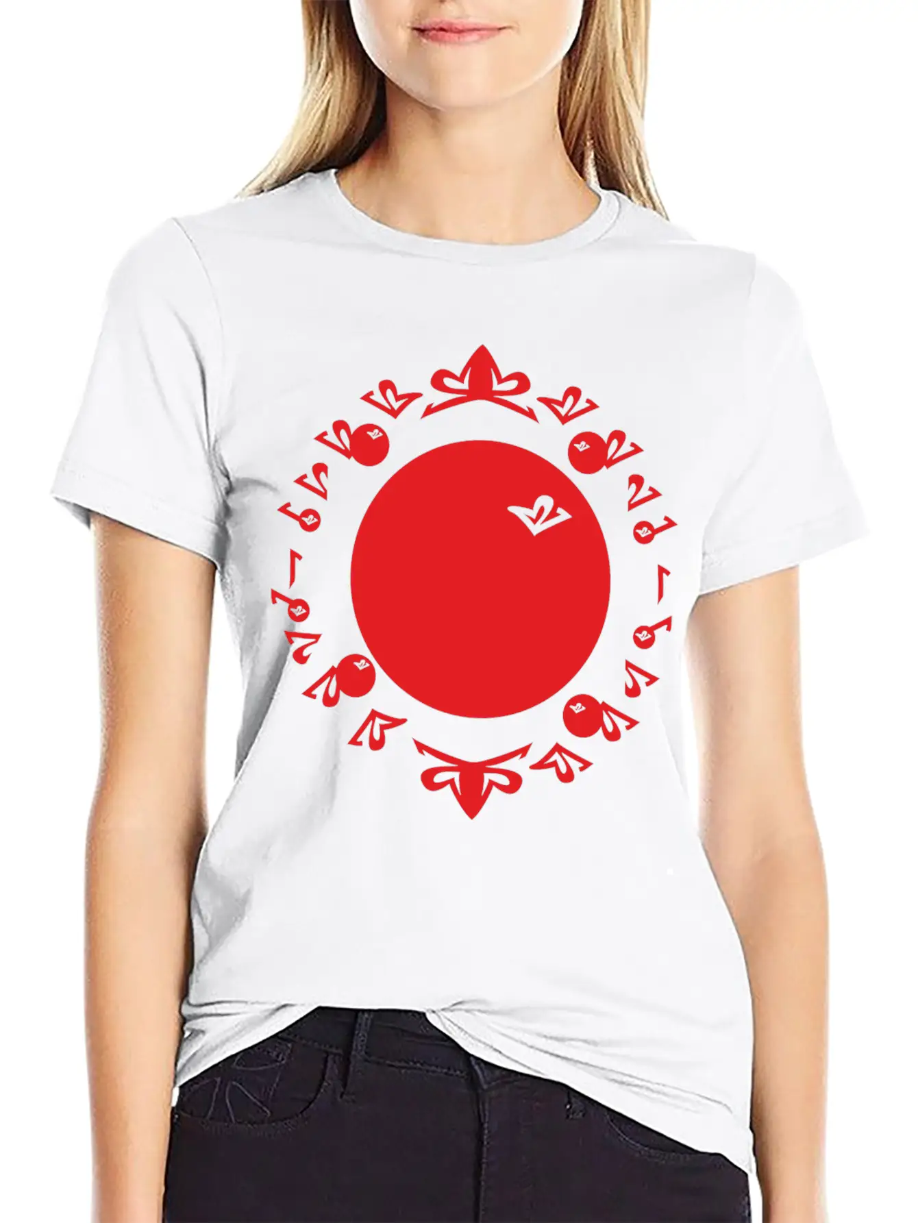 Evolution Numbers Red Timeless Short Sleeve Tee – Comfy And Minimalist Design