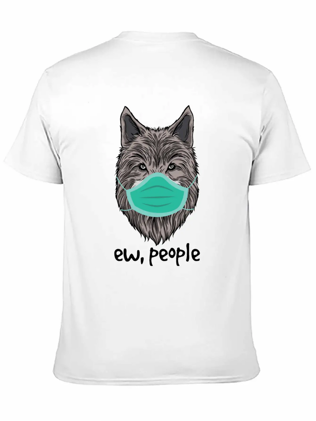 Ew People Wolf Lover Germaphobe Cute Introvert Timeless Short Sleeve Tee – Comfy And Minimalist Design