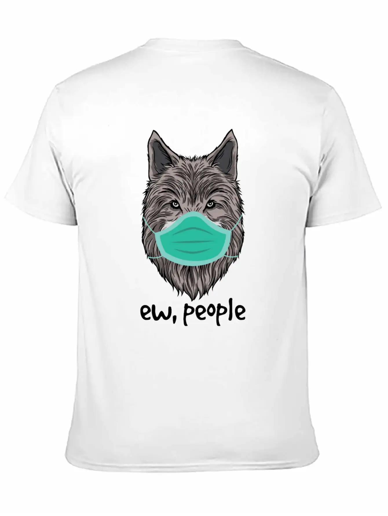 Ew People Wolf Lover Germaphobe Cute Introvert Timeless Short Sleeve Tee – Comfy And Minimalist Design