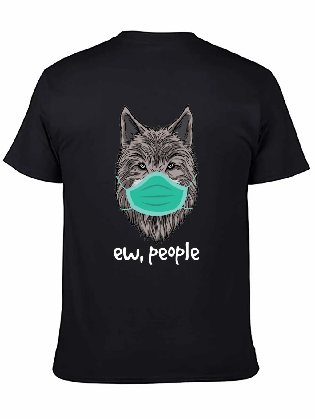 Ew People Wolf Lover Germaphobe Cute Introvert Timeless Short Sleeve Tee – Comfy And Minimalist Design