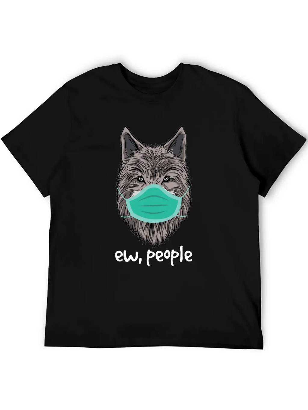 Ew People Wolf Lover Germaphobe Cute Introvert Timeless Short Sleeve Tee – Comfy And Minimalist Design