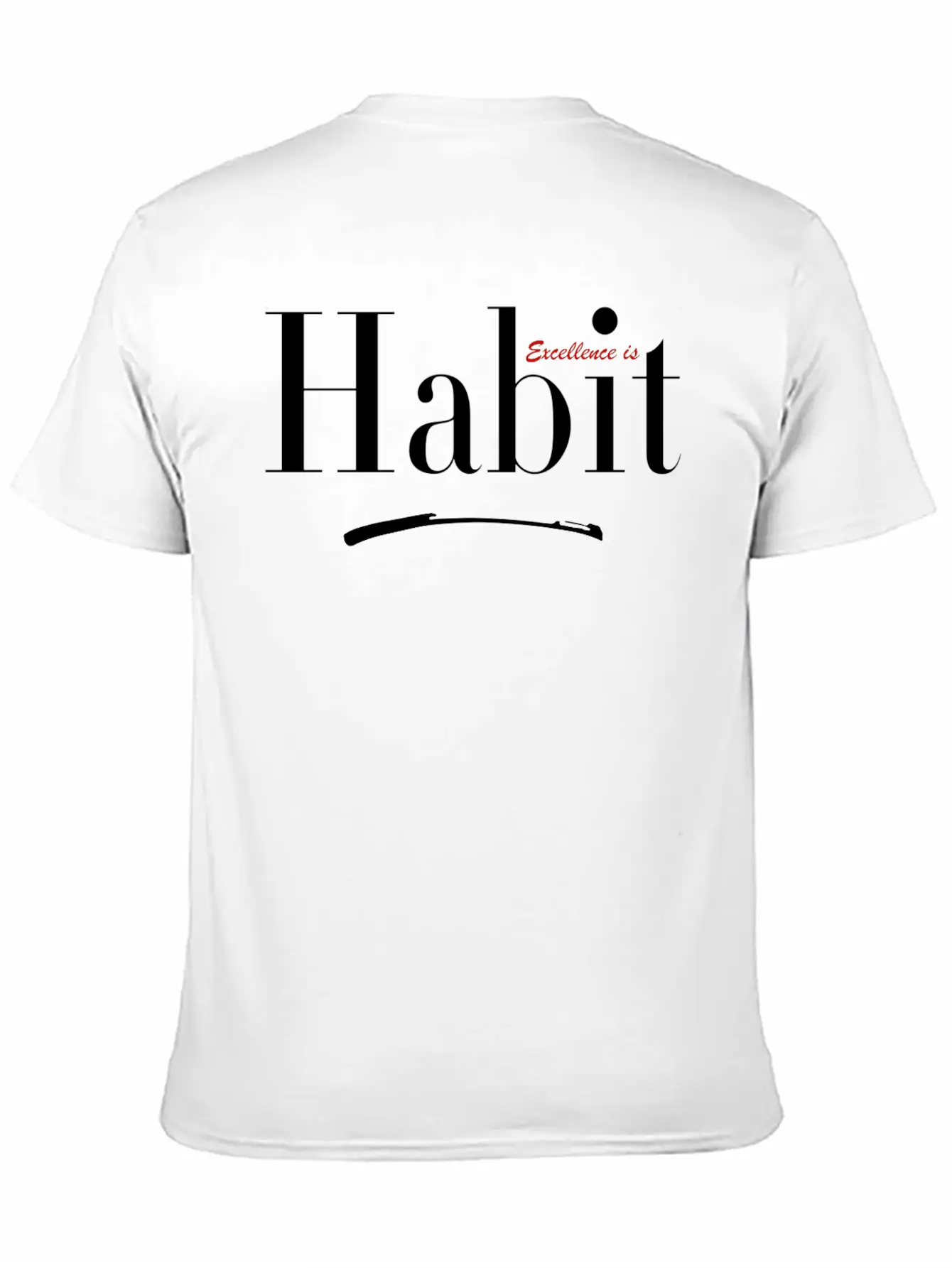 Excellence Is Habit Relaxed Everyday Tee – Lightweight And Durable Cotton
