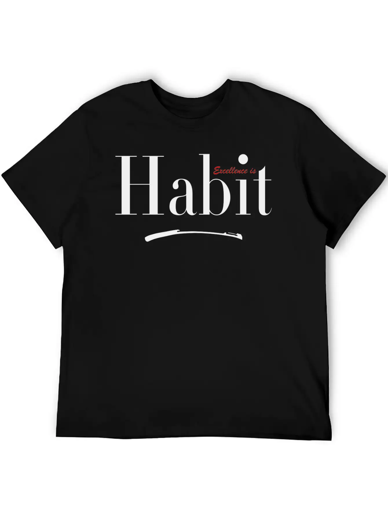 Excellence Is Habit Relaxed Everyday Tee – Lightweight And Durable Cotton
