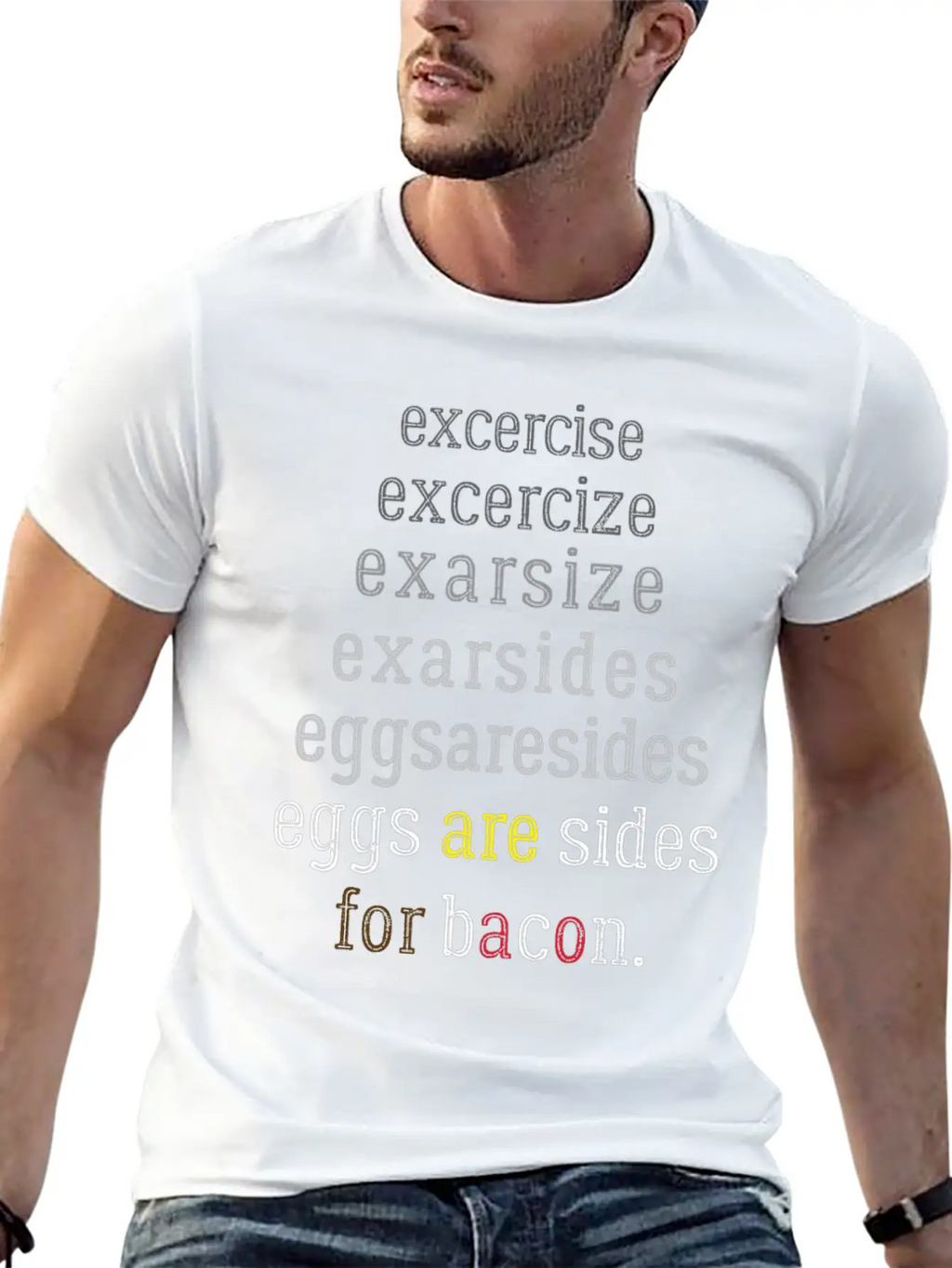 Exercise Eggs Are Sides Classic Cotton Tee – Unisex Comfort For Any Season