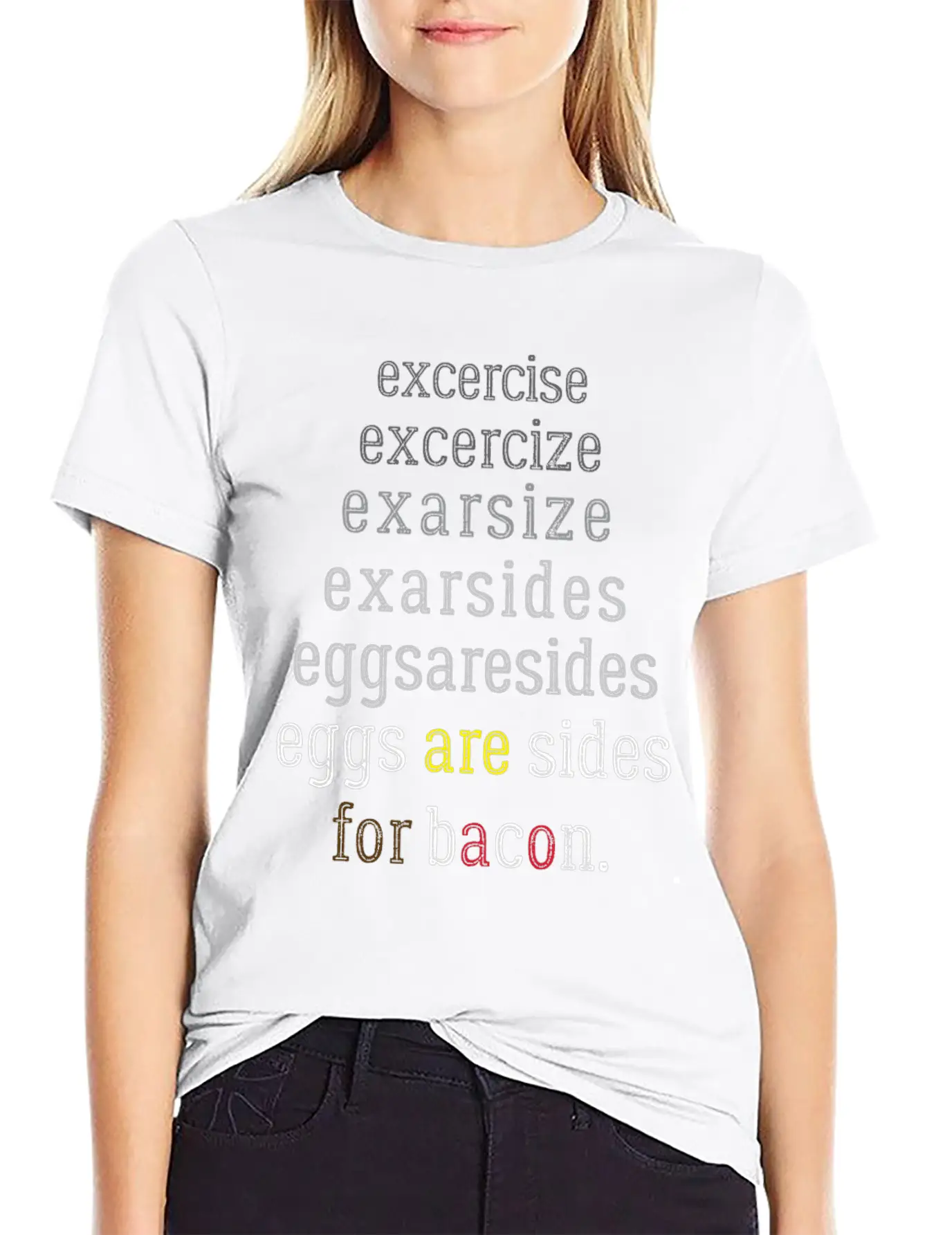 Exercise Eggs Are Sides Classic Cotton Tee – Unisex Comfort For Any Season