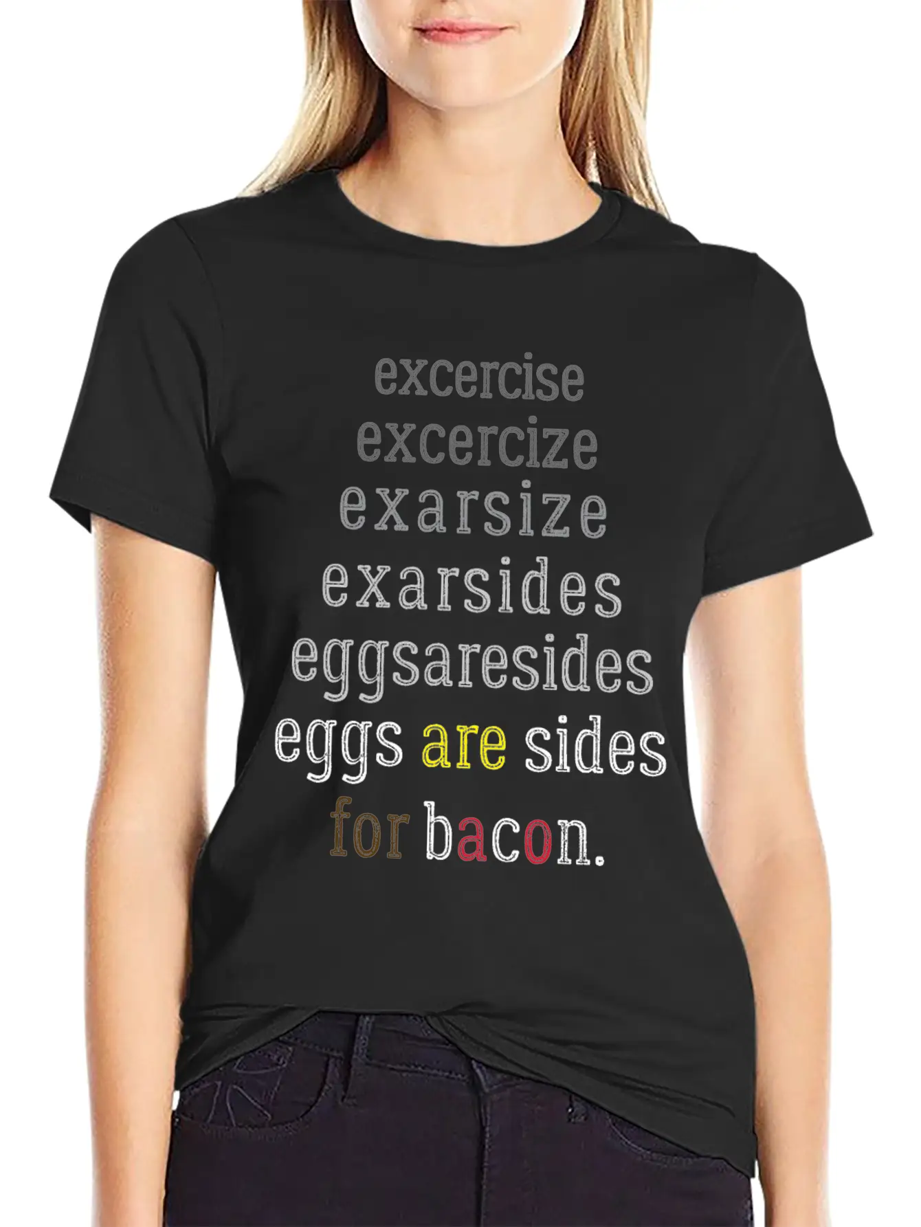 Exercise Eggs Are Sides Classic Cotton Tee – Unisex Comfort For Any Season