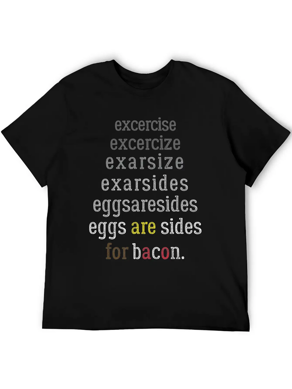 Exercise Eggs Are Sides Classic Cotton Tee – Unisex Comfort For Any Season