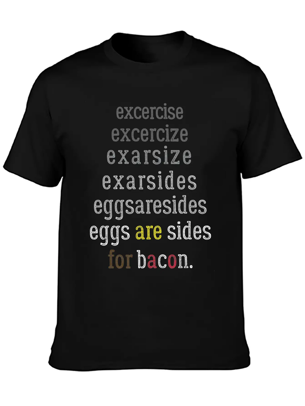 Exercise Eggs Are Sides Classic Cotton Tee – Unisex Comfort For Any Season