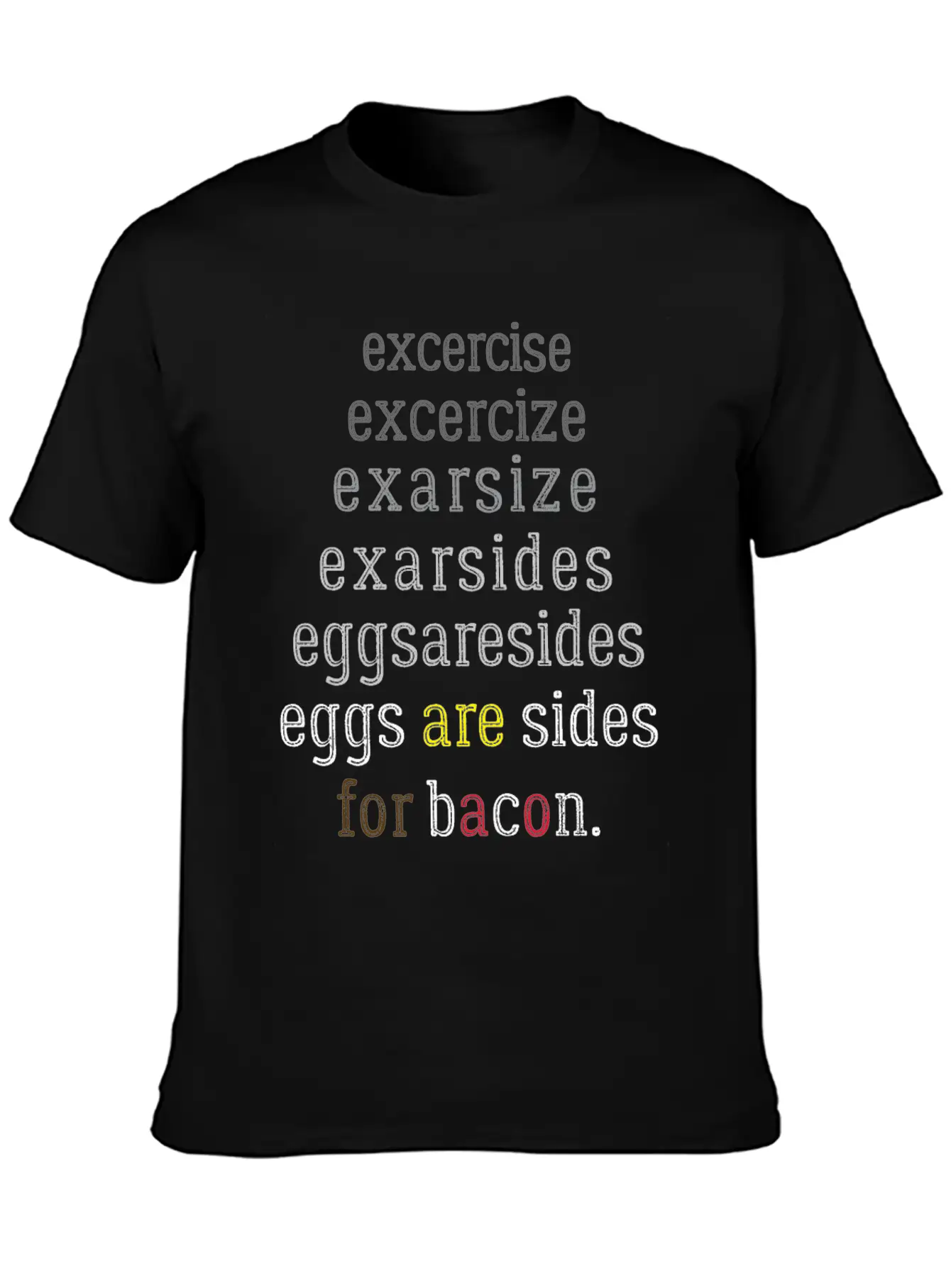 Exercise Eggs Are Sides Classic Cotton Tee – Unisex Comfort For Any Season