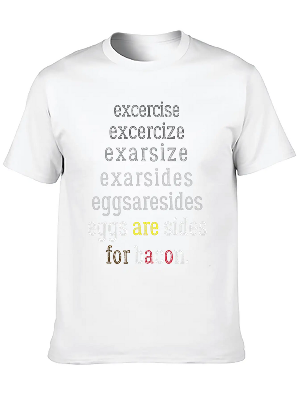 Exercise Eggs Are Sides Classic Cotton Tee – Unisex Comfort For Any Season