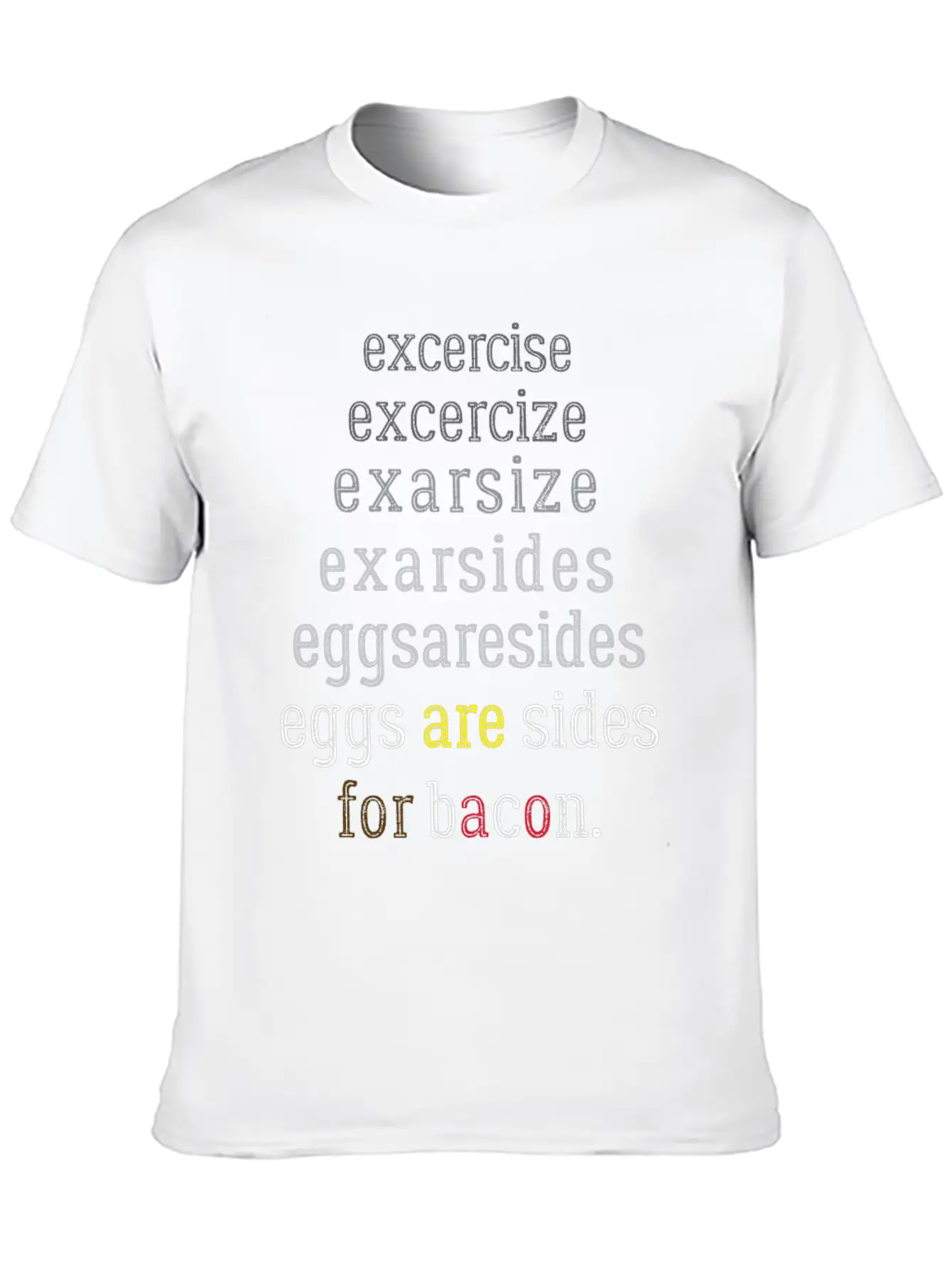 Exercise Eggs Are Sides Classic Cotton Tee – Unisex Comfort For Any Season