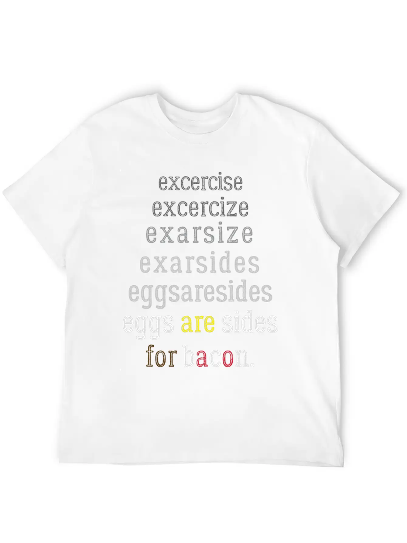 Exercise Eggs Are Sides Classic Cotton Tee – Unisex Comfort For Any Season