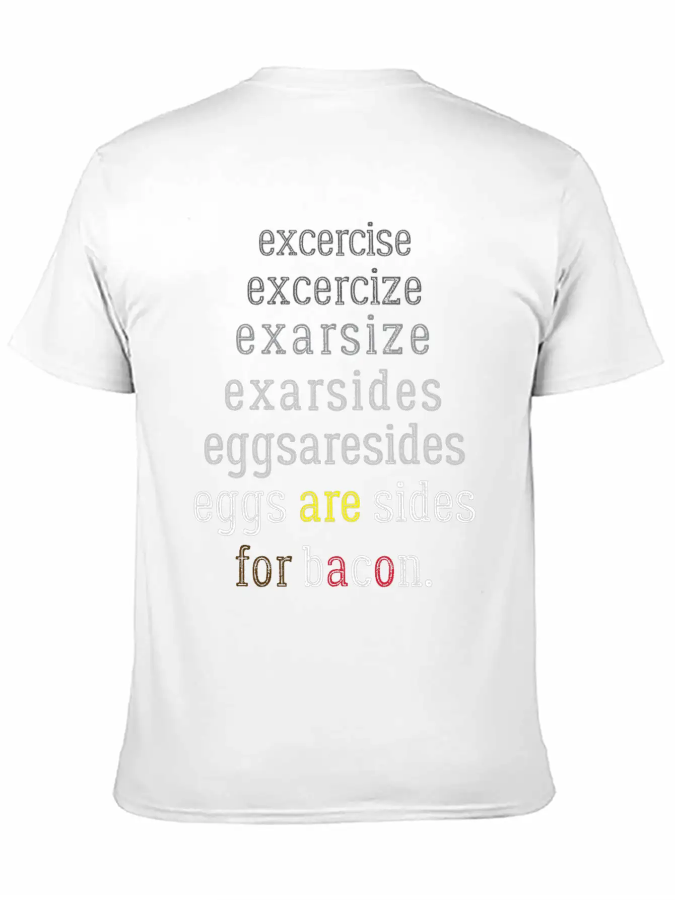 Exercise Eggs Are Sides Classic Cotton Tee – Unisex Comfort For Any Season