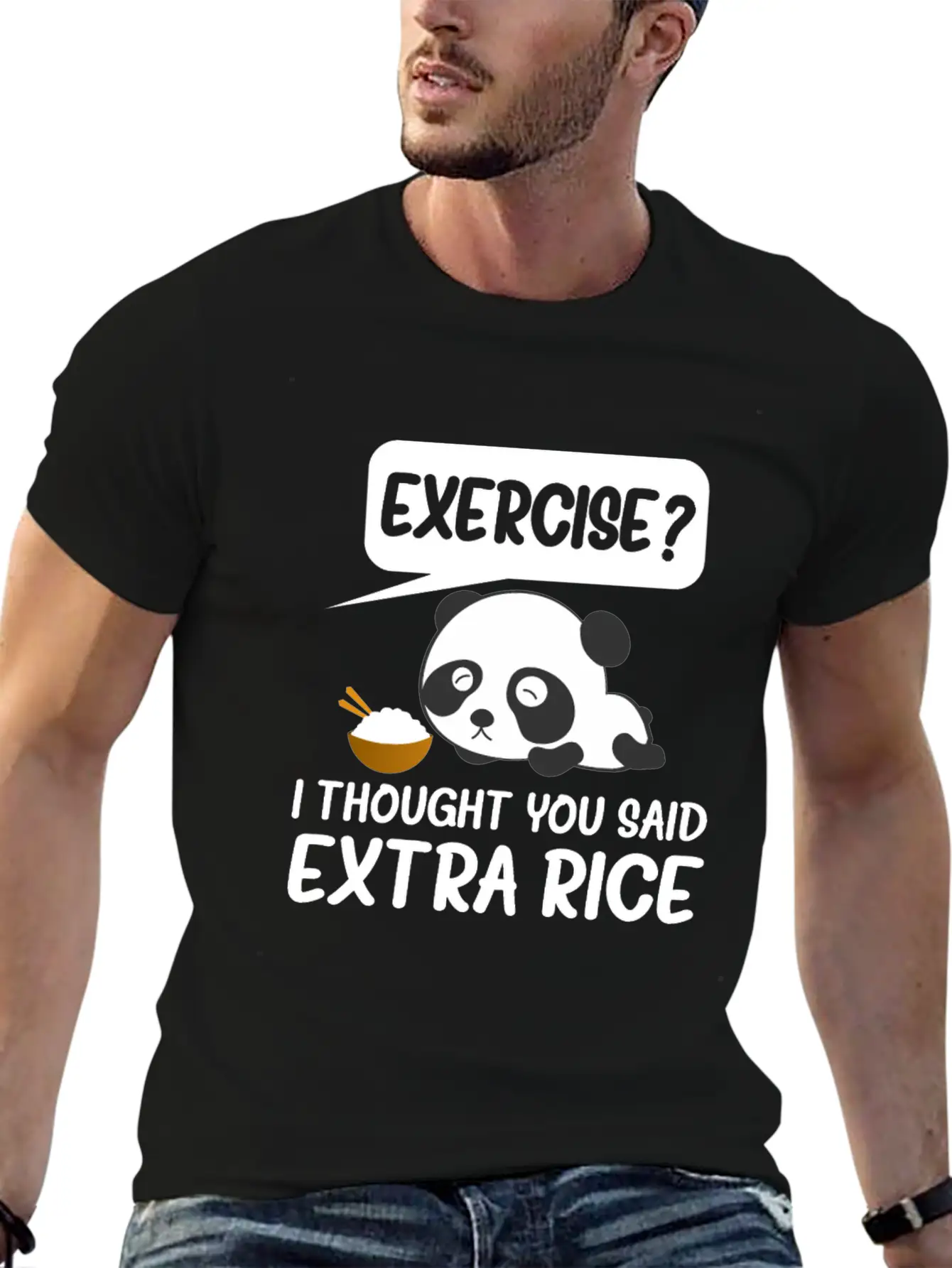 Exercise I Thought You Said Extra Rice Timeless Short Sleeve Tee – Comfy And Minimalist Design