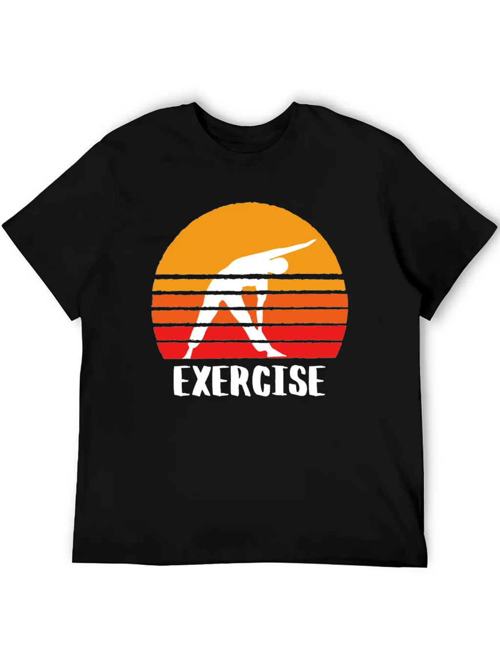 Exercise Sunset Classic Cotton Tee – Unisex Comfort For Any Season