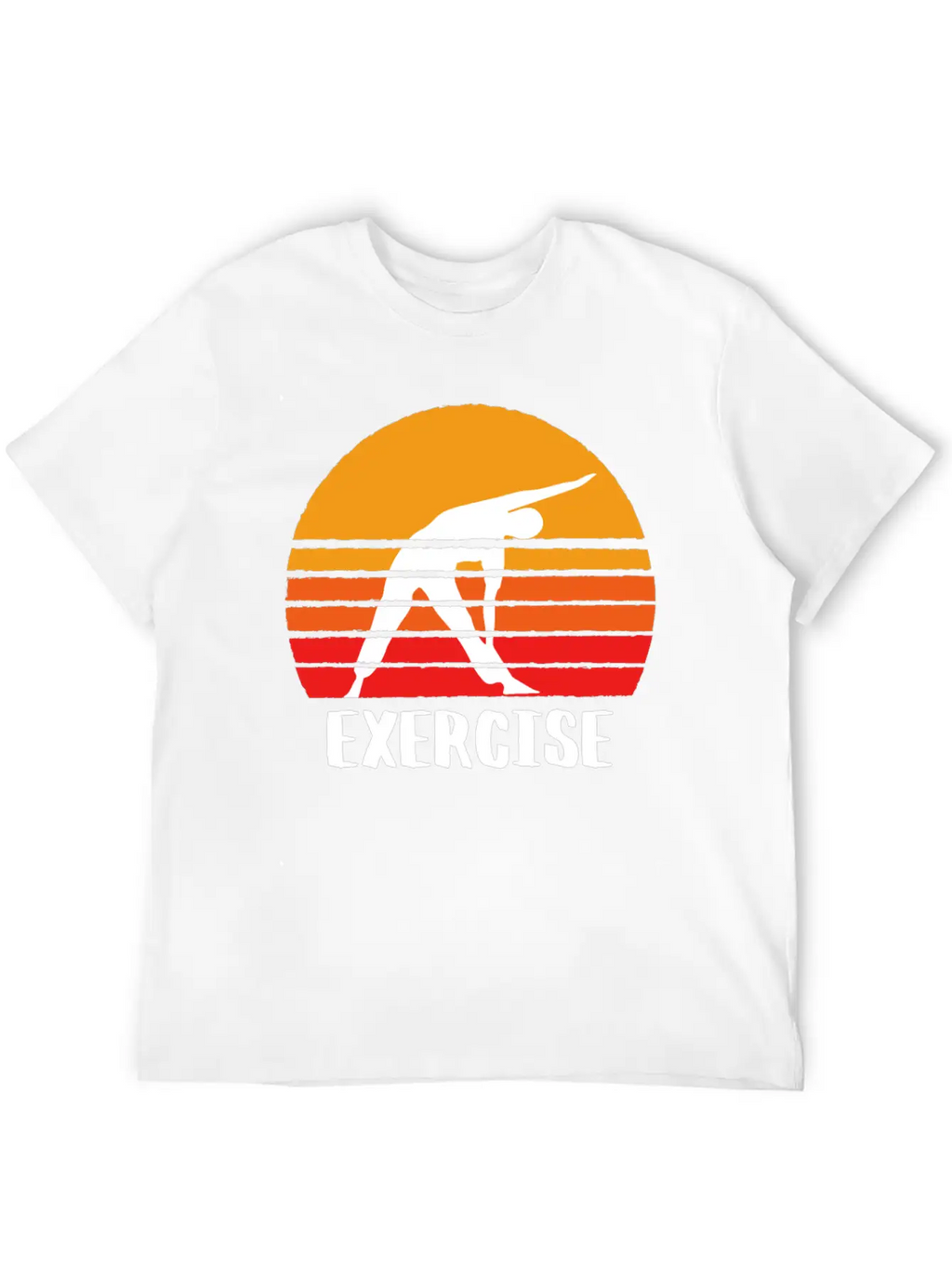 Exercise Sunset Classic Cotton Tee – Unisex Comfort For Any Season