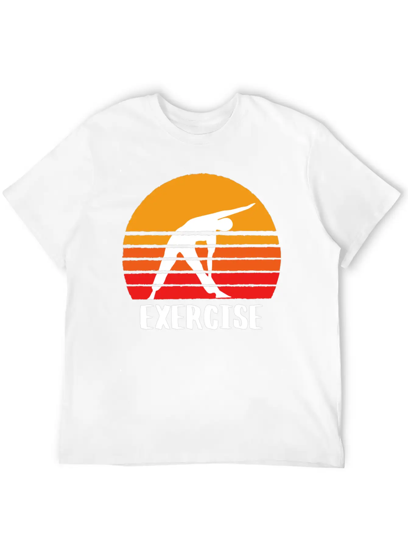 Exercise Sunset Classic Cotton Tee – Unisex Comfort For Any Season
