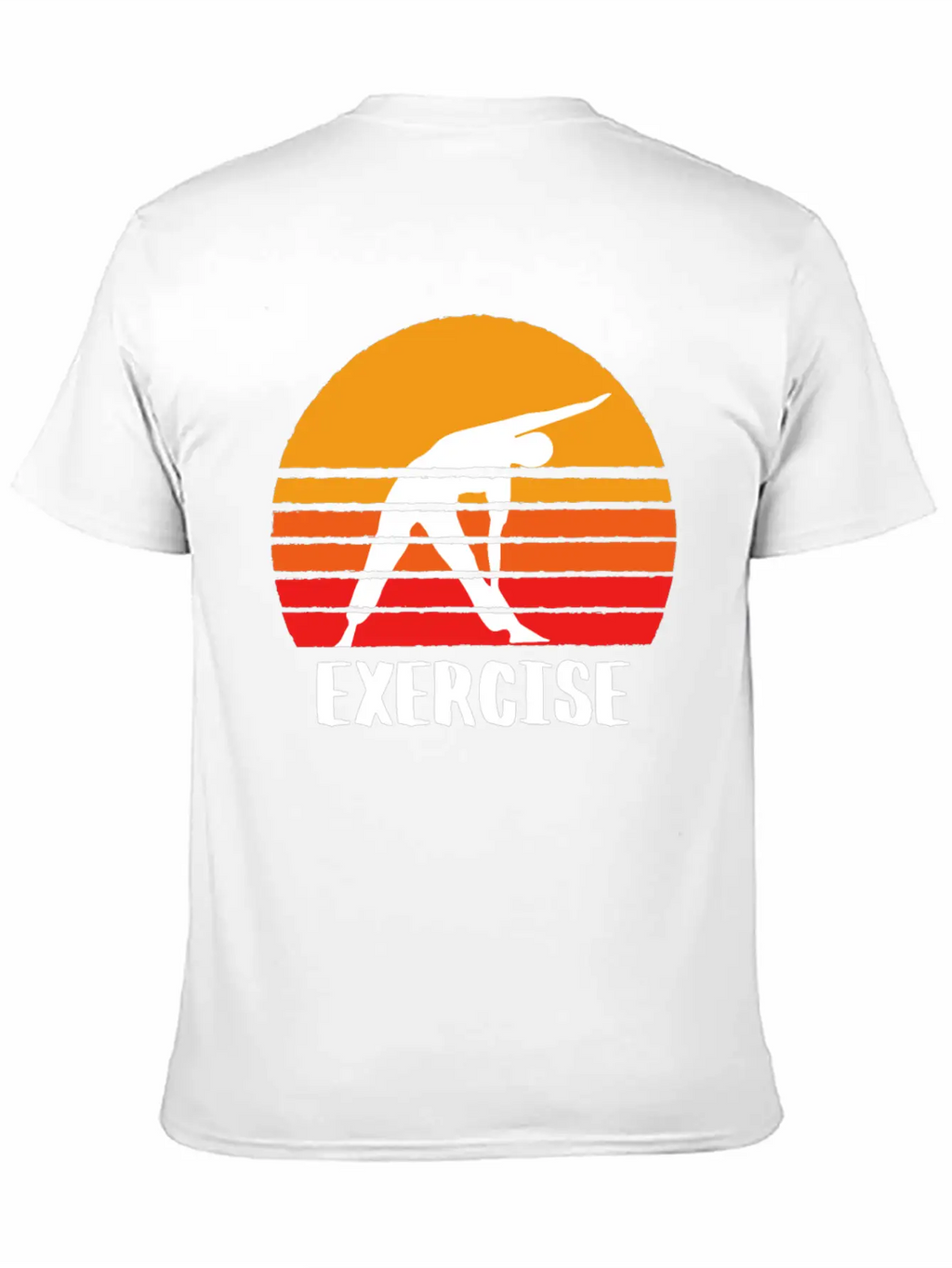 Exercise Sunset Classic Cotton Tee – Unisex Comfort For Any Season