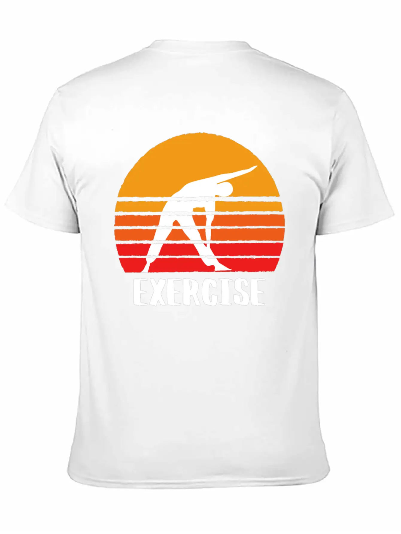 Exercise Sunset Classic Cotton Tee – Unisex Comfort For Any Season