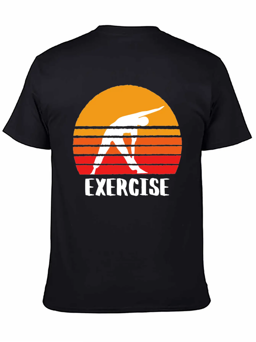 Exercise Sunset Classic Cotton Tee – Unisex Comfort For Any Season