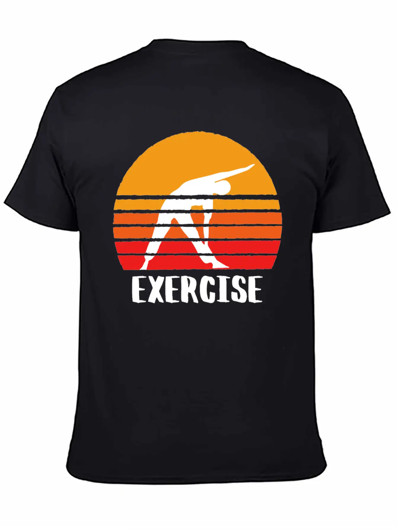 Exercise Sunset Classic Cotton Tee – Unisex Comfort For Any Season