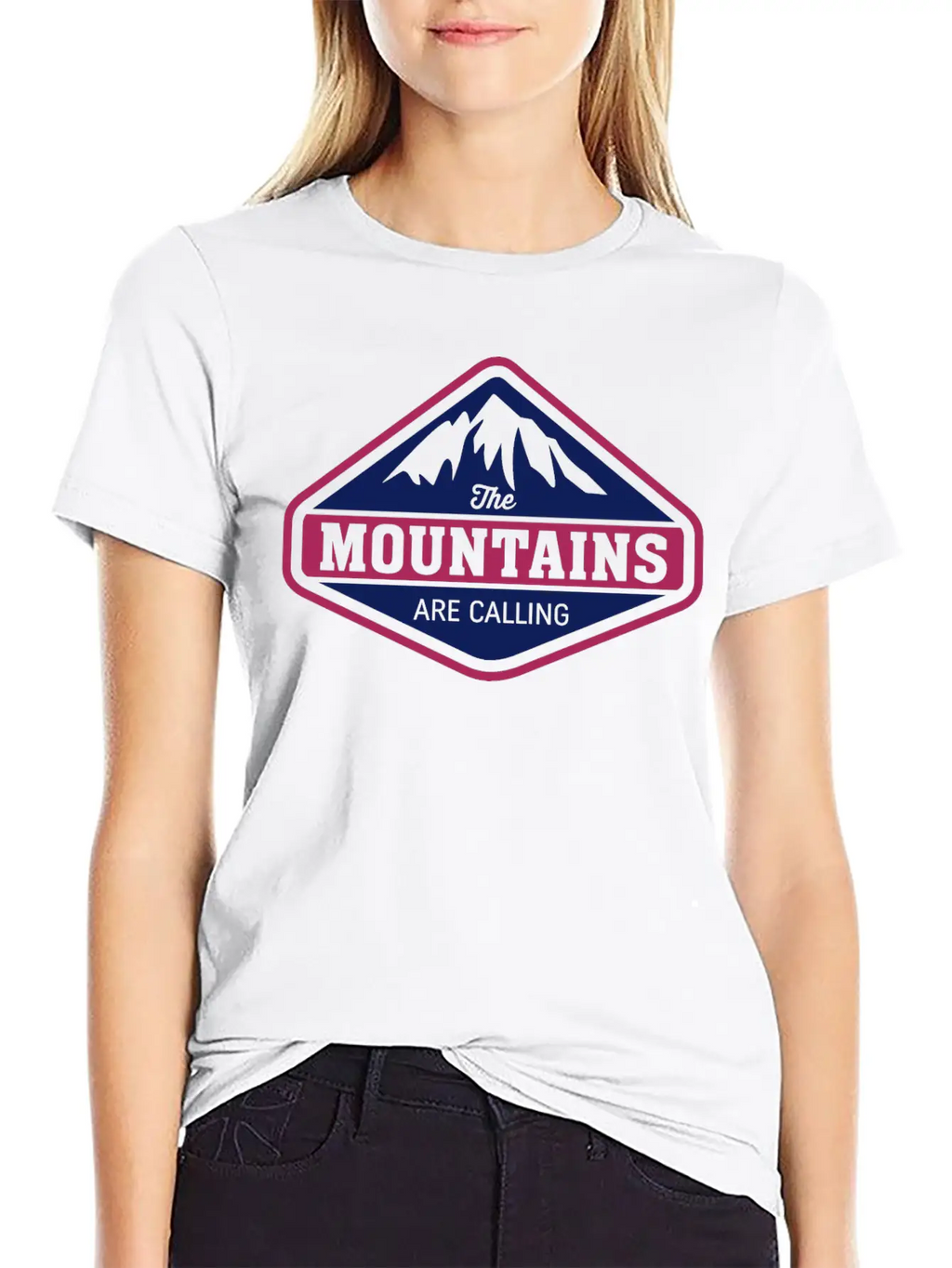 EXPLORE, THE MOUNTAINS ARE CALLING Essential Cotton Tee For Daily Outfits – Unisex Style