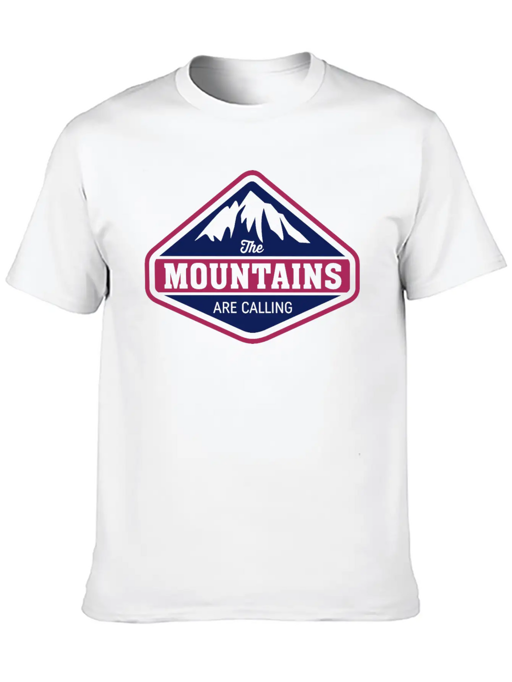 EXPLORE, THE MOUNTAINS ARE CALLING Essential Cotton Tee For Daily Outfits – Unisex Style