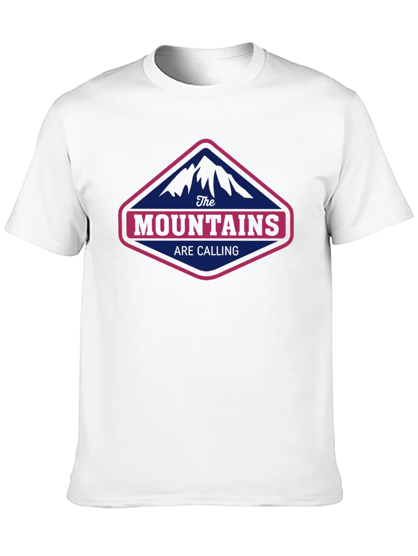 EXPLORE, THE MOUNTAINS ARE CALLING Essential Cotton Tee For Daily Outfits – Unisex Style