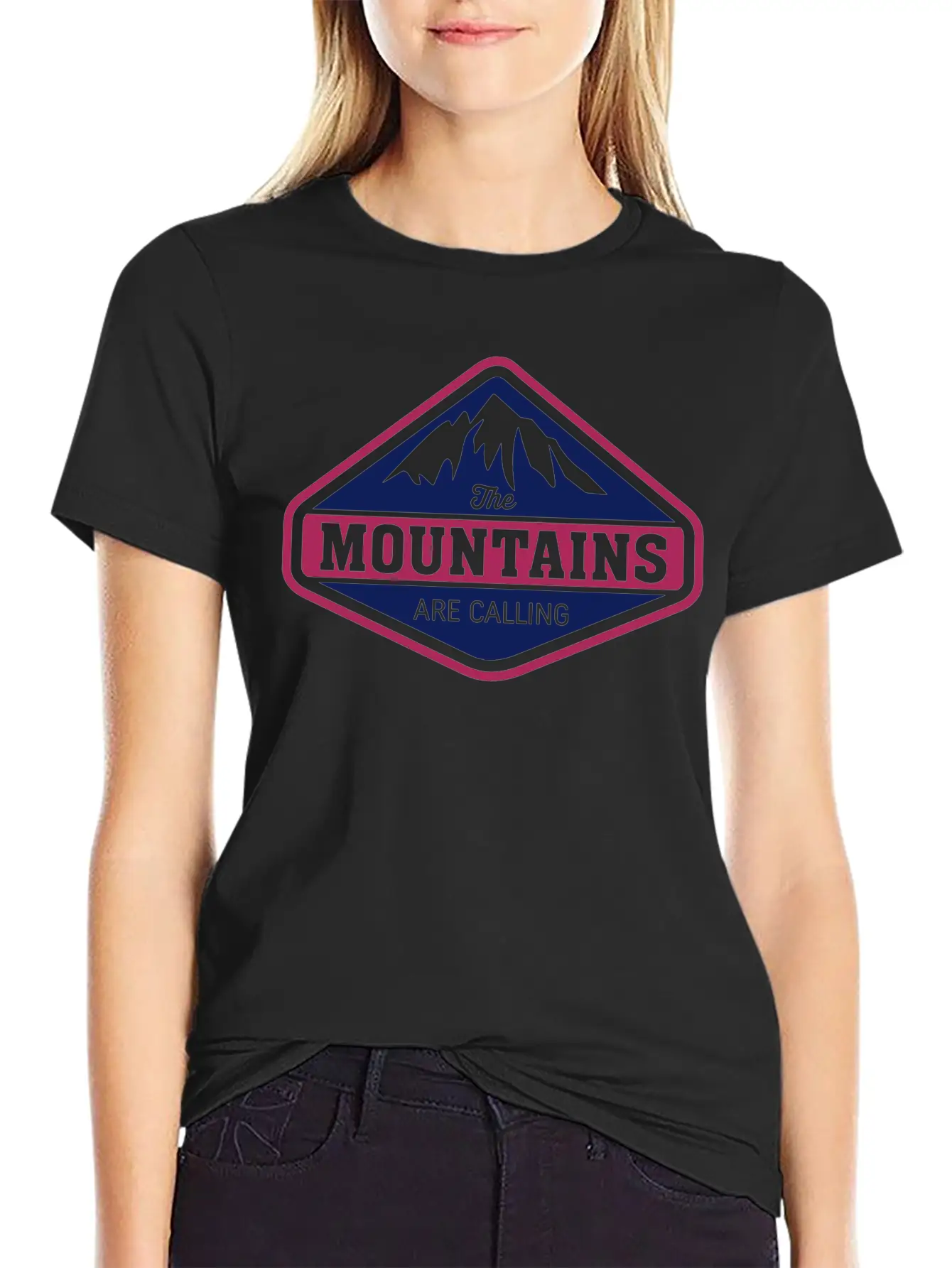 EXPLORE, THE MOUNTAINS ARE CALLING Essential Cotton Tee For Daily Outfits – Unisex Style