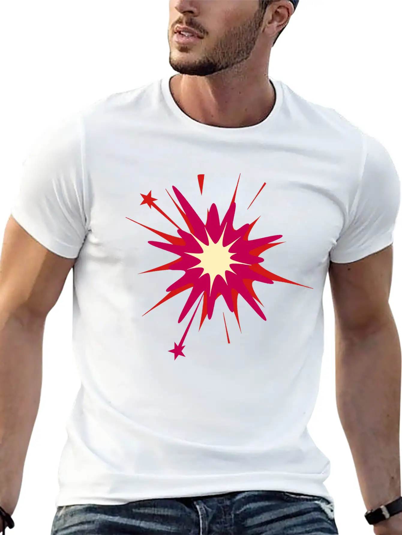 Explosion Breathable Soft Cotton T-Shirt – Timeless Casual Look