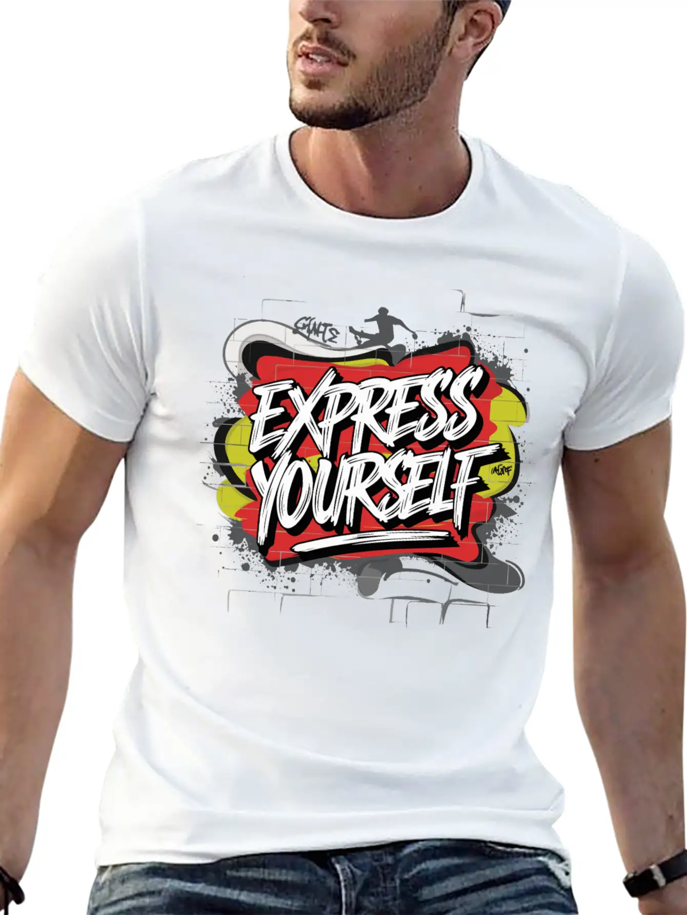 Express Yourself Completed Stylish Everyday T-Shirt – Unisex Basic Cotton Tee