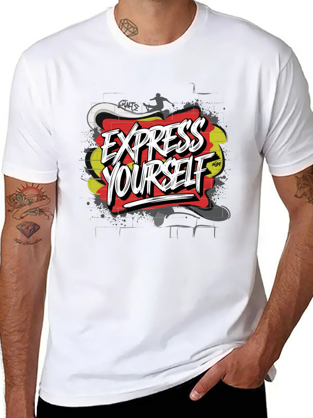 Express Yourself Completed Stylish Everyday T-Shirt – Unisex Basic Cotton Tee