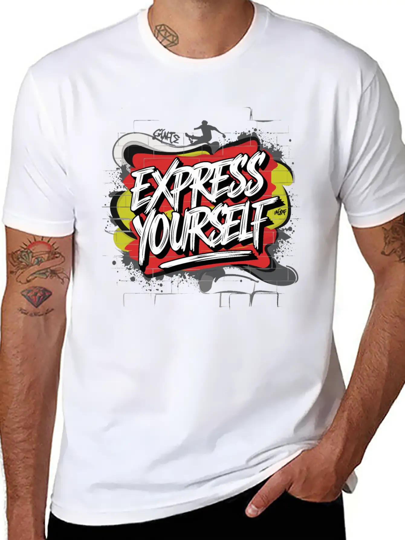 Express Yourself Completed Stylish Everyday T-Shirt – Unisex Basic Cotton Tee