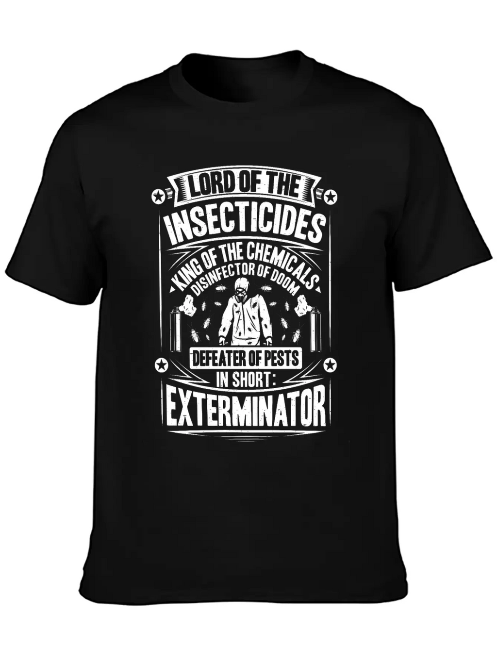 Exterminator Pest Control Pest Controller Basic Graphic T-Shirt – Daily Comfort In Soft Cotton