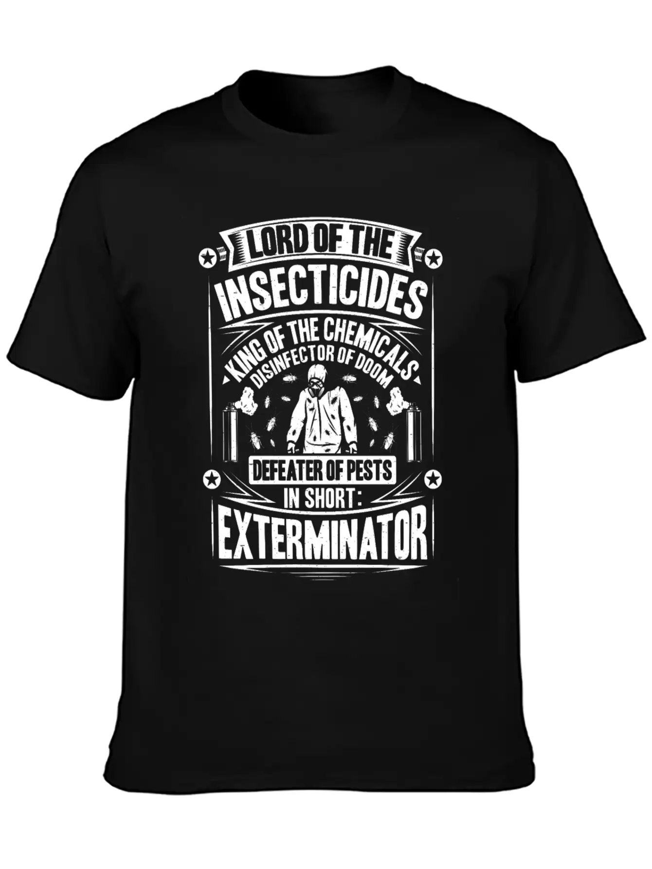 Exterminator Pest Control Pest Controller Basic Graphic T-Shirt – Daily Comfort In Soft Cotton