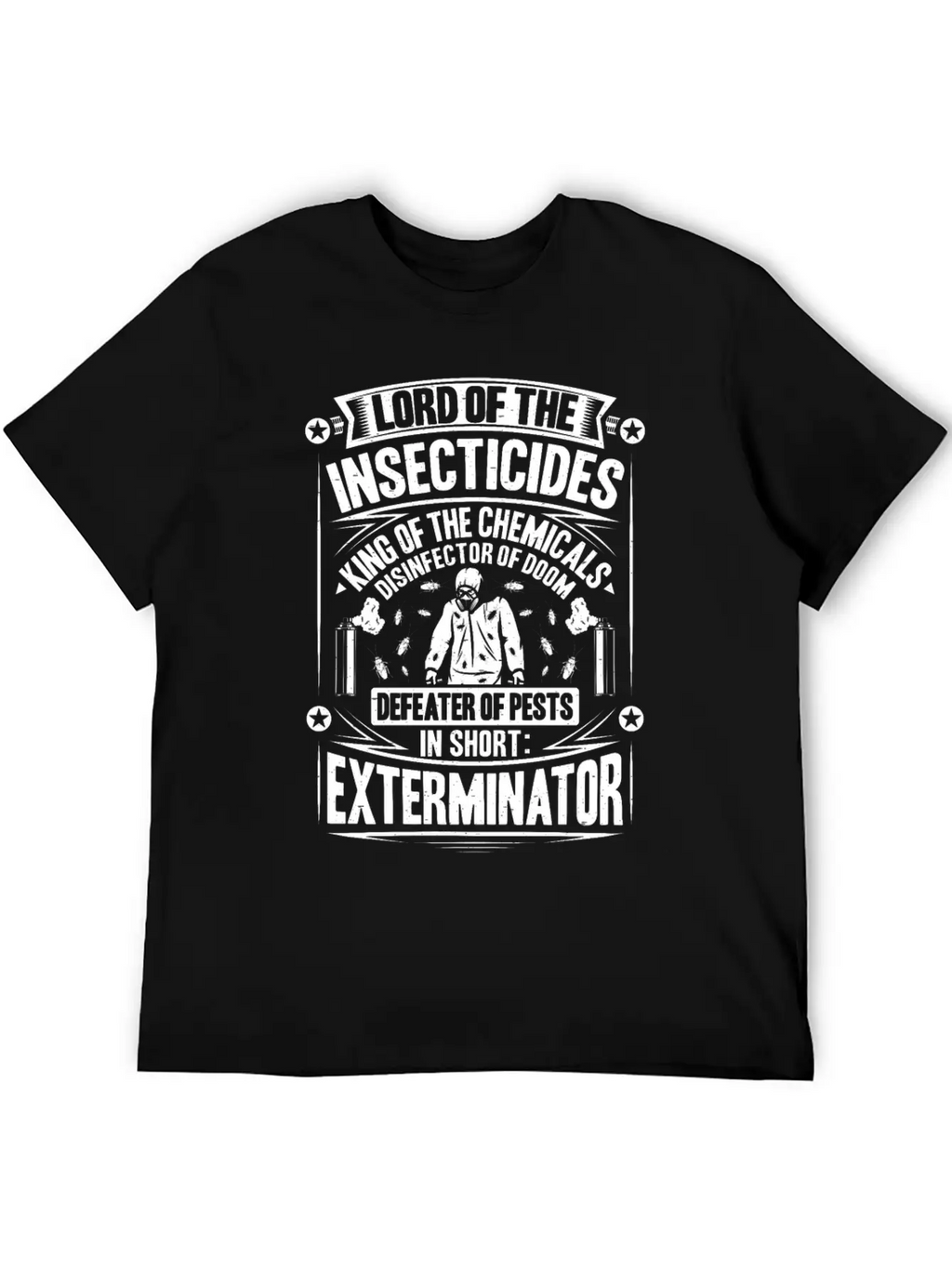 Exterminator Pest Control Pest Controller Basic Graphic T-Shirt – Daily Comfort In Soft Cotton