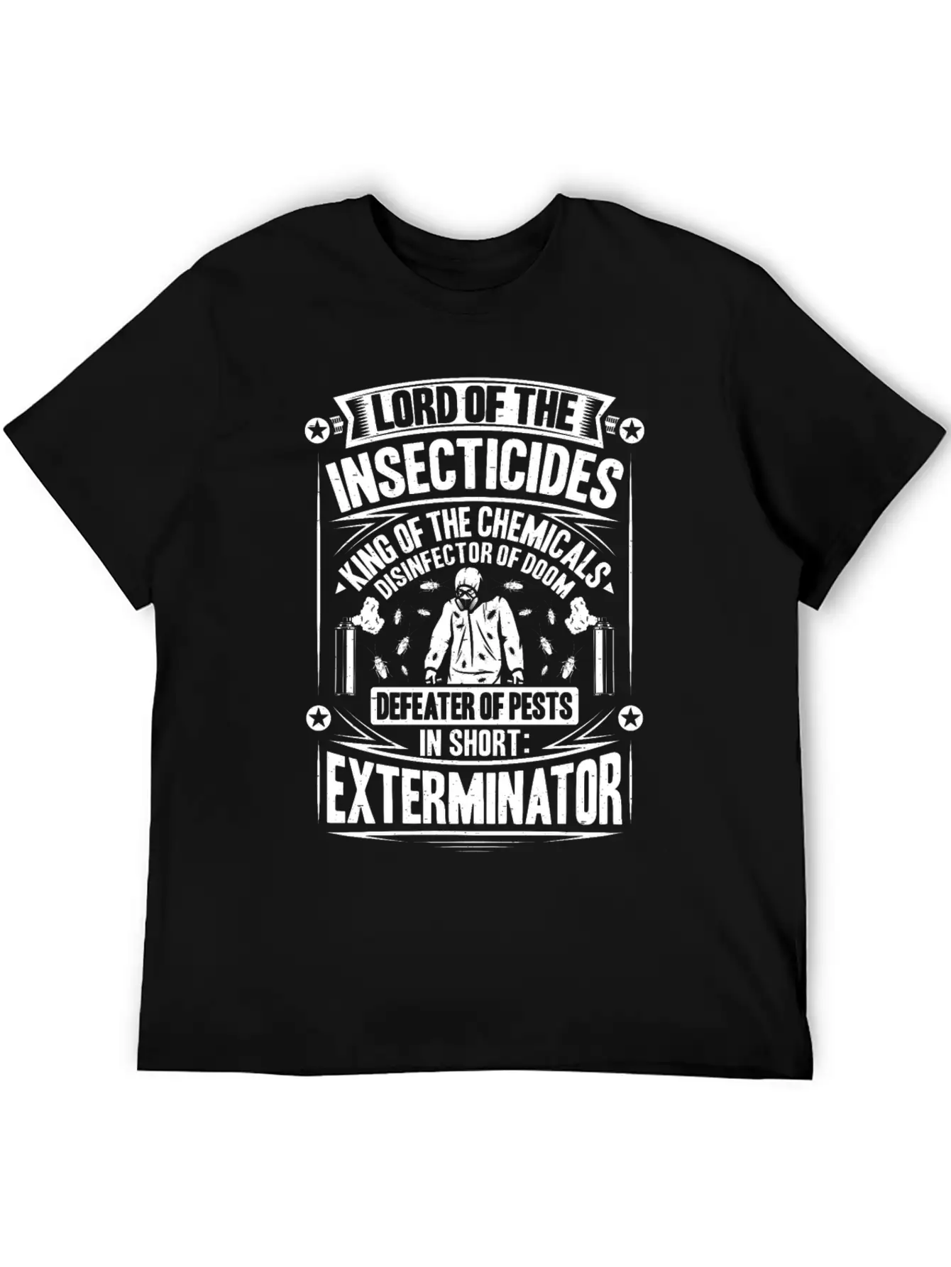 Exterminator Pest Control Pest Controller Basic Graphic T-Shirt – Daily Comfort In Soft Cotton