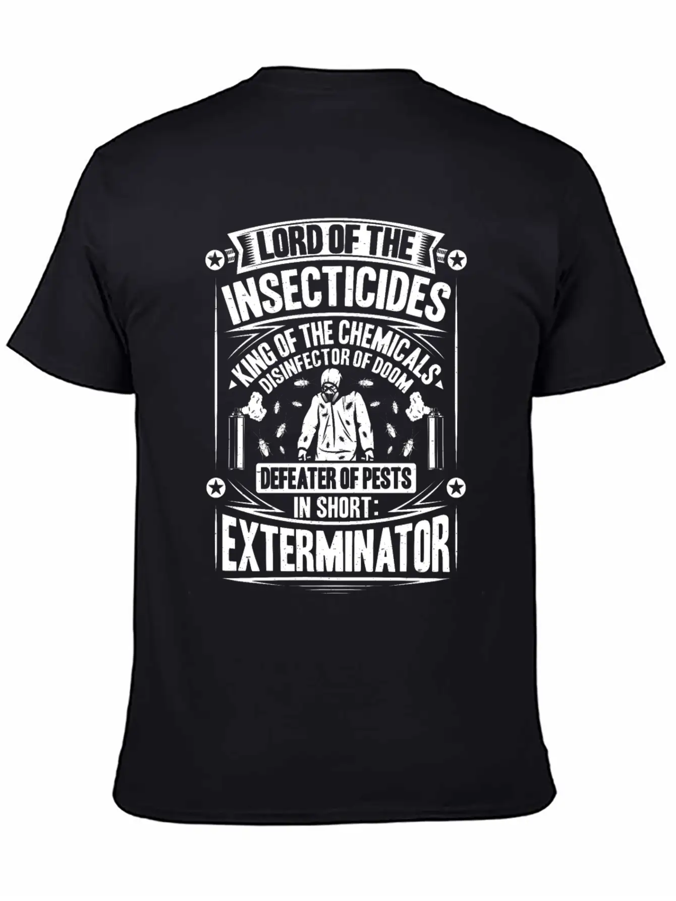 Exterminator Pest Control Pest Controller Basic Graphic T-Shirt – Daily Comfort In Soft Cotton