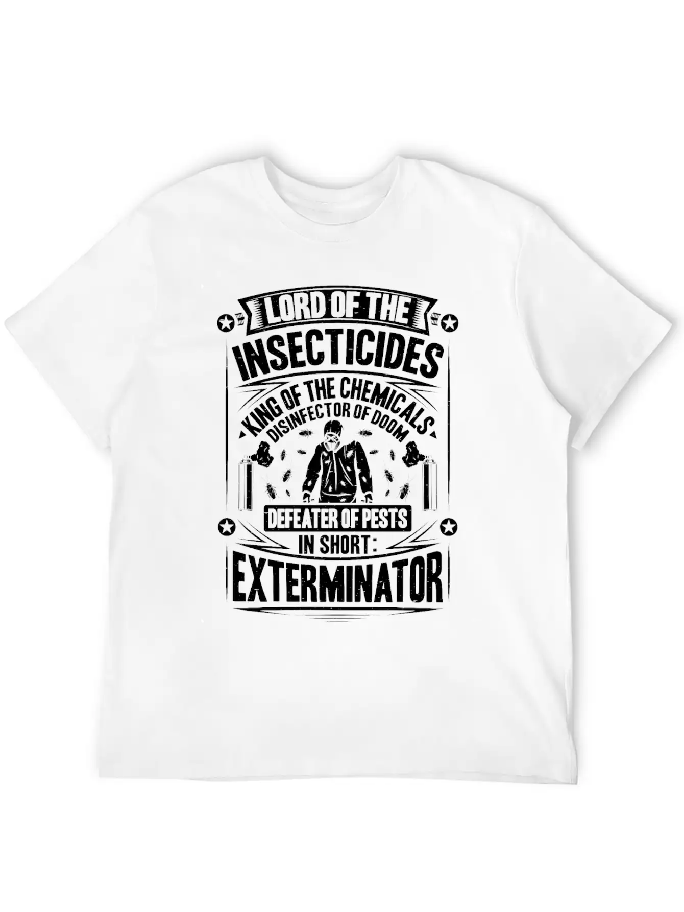 Exterminator Pest Control Pest Controller Basic Graphic T-Shirt – Daily Comfort In Soft Cotton