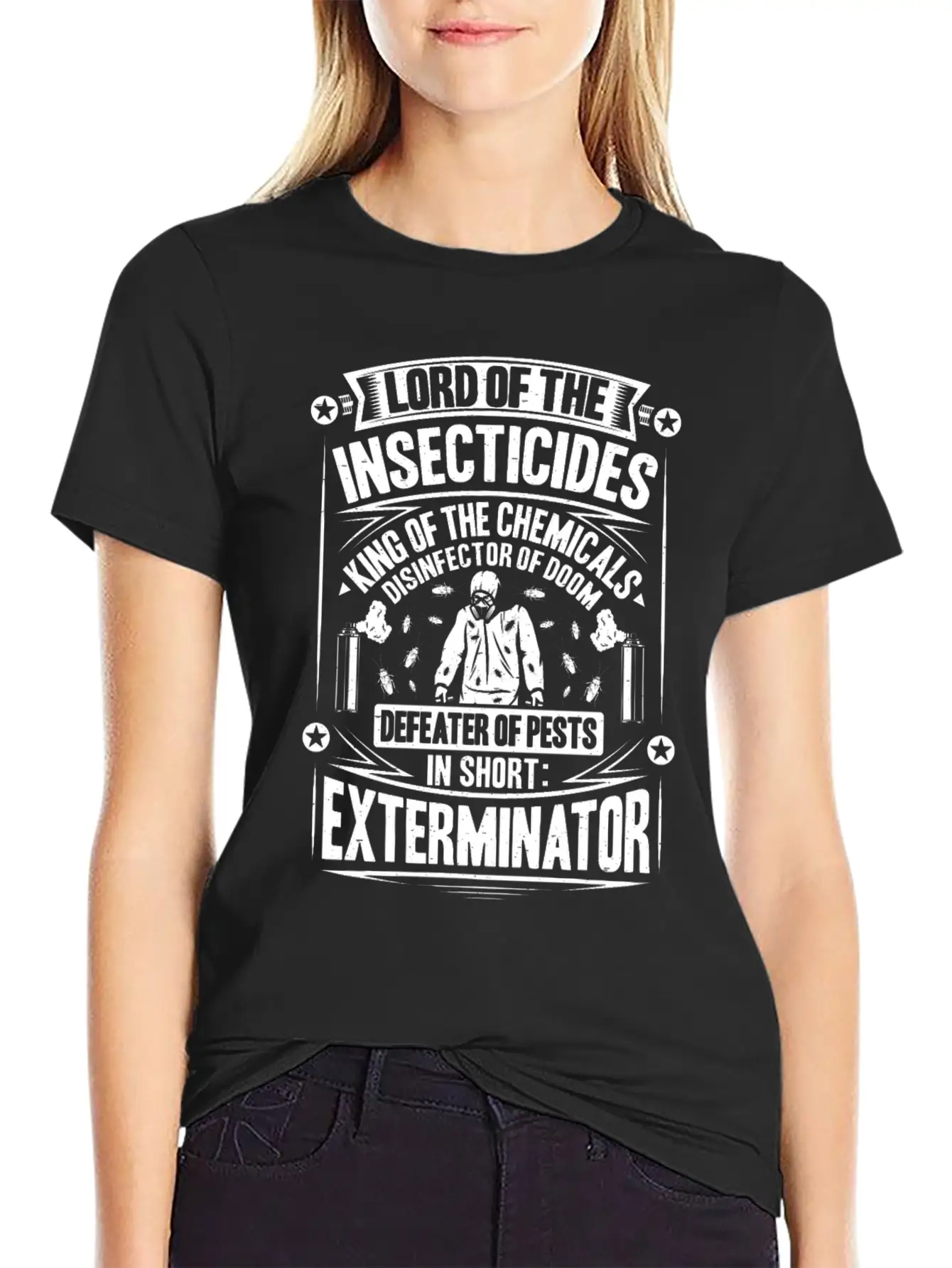 Exterminator Pest Control Pest Controller Basic Graphic T-Shirt – Daily Comfort In Soft Cotton