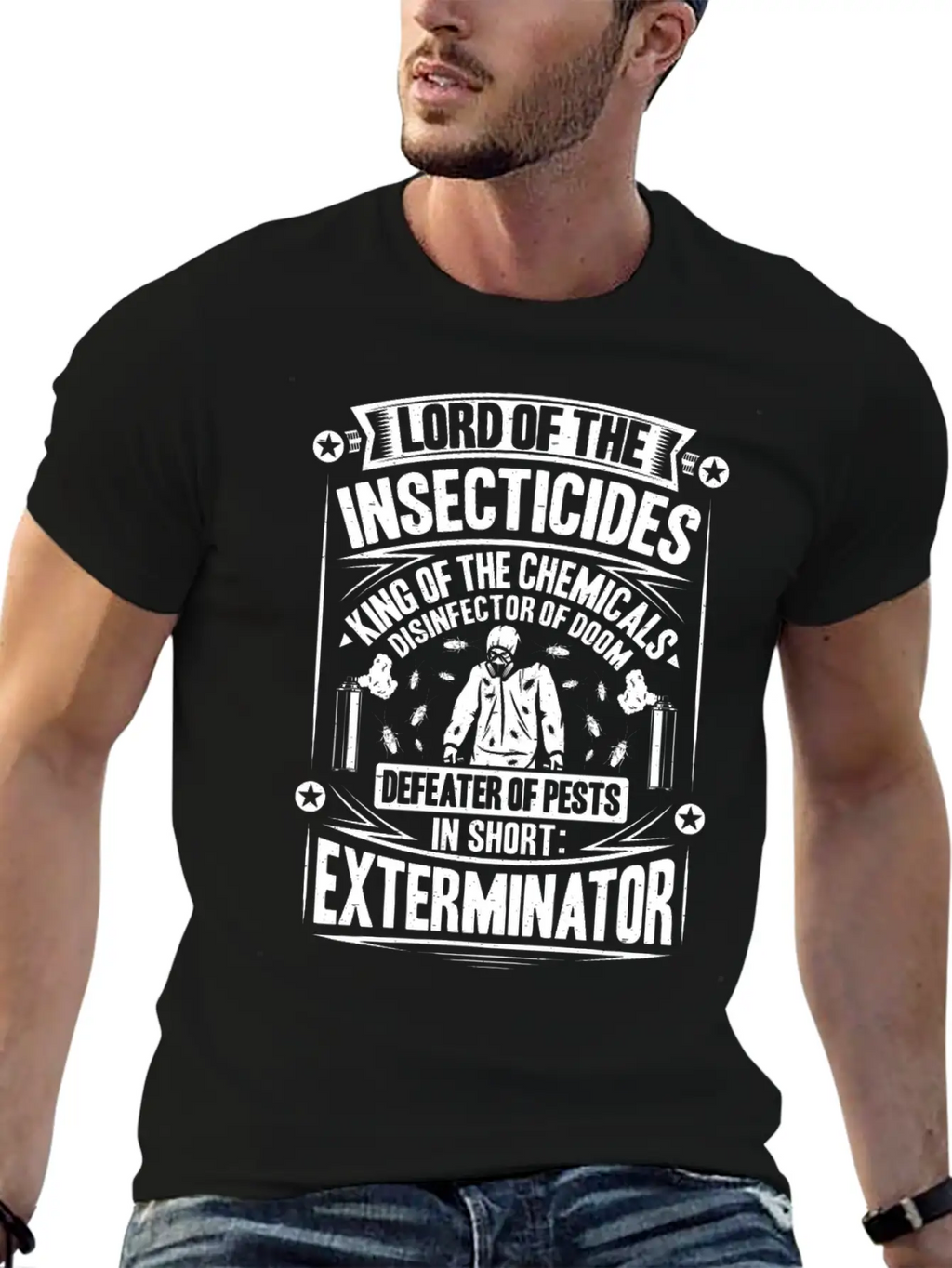 Exterminator Pest Control Pest Controller Basic Graphic T-Shirt – Daily Comfort In Soft Cotton