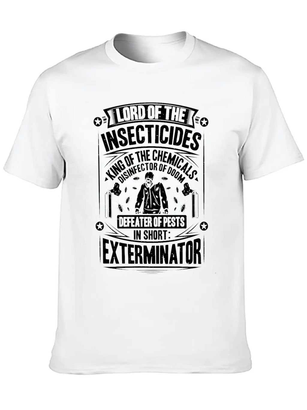 Exterminator Pest Control Pest Controller Basic Graphic T-Shirt – Daily Comfort In Soft Cotton