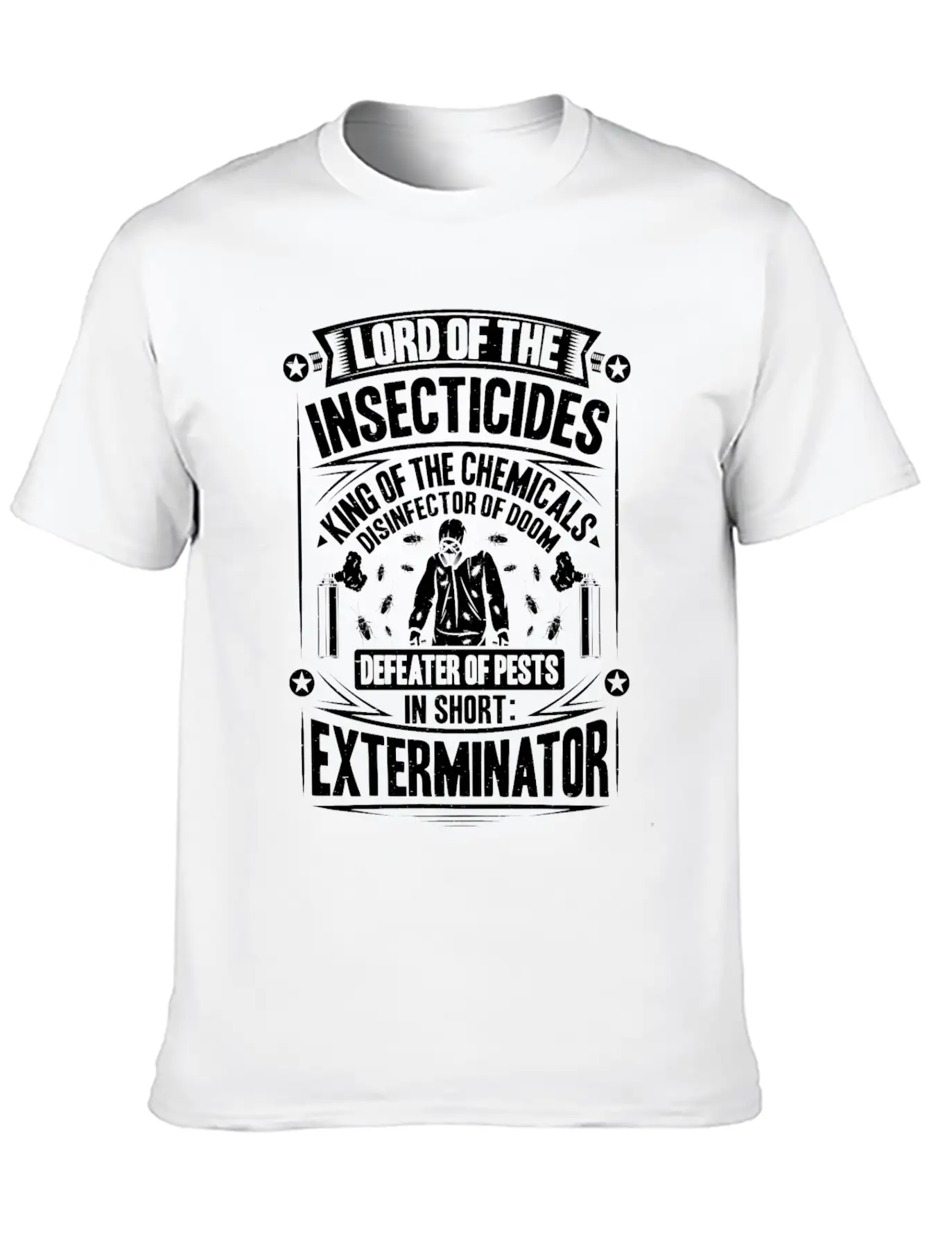 Exterminator Pest Control Pest Controller Basic Graphic T-Shirt – Daily Comfort In Soft Cotton