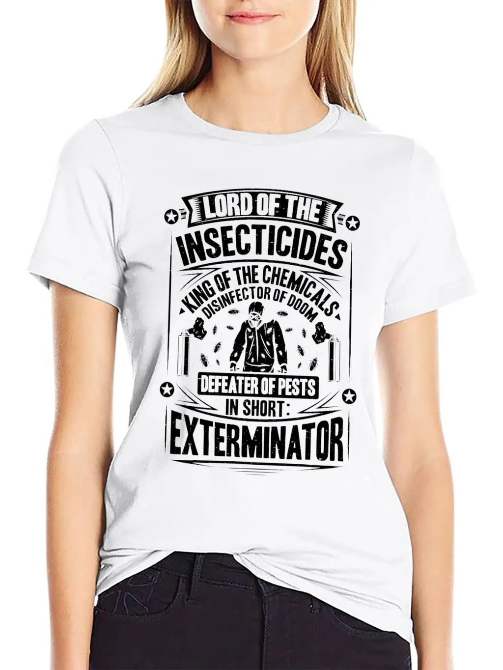 Exterminator Pest Control Pest Controller Basic Graphic T-Shirt – Daily Comfort In Soft Cotton